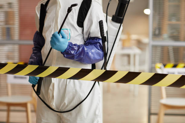 Professional Blood Cleanup technician working in Coloma, CA
